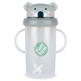TUM TUM Tippy Up Free Flow Sippy Cup (No Valve), Sippy Cup for Toddlers, BPA Free (Kev Koala 300ml)