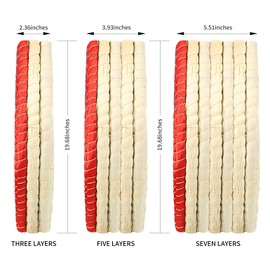 IKULE Archery Targets Straw Solid Hand-Made Archery Target for Recurve Bow Compound Bow or Longbow 20 Inches Traditional Bow Arrow Target for Kids Youth Adult Archery Hunting Backyard Practice