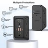 JcBlaon Outlet Extender Surge Protector - 6 Outlet Splitter with