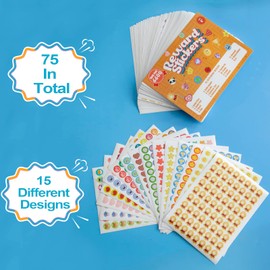 Teacher Essentials, Teacher Supplies，Reward Stickers,6600Pcs Teacher Stickers,Star Stickers,School Stickers，Classroom Rewards
