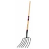 Truper 30317 Tru Pro 54-Inch Manure Fork 6-Tine, Ash Handle