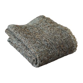 TinaKim Upholstery Fabric, Faux Linen Type Cloth Material, for Chair Sofa Couth Reupholster (Brown, 2 Yard)