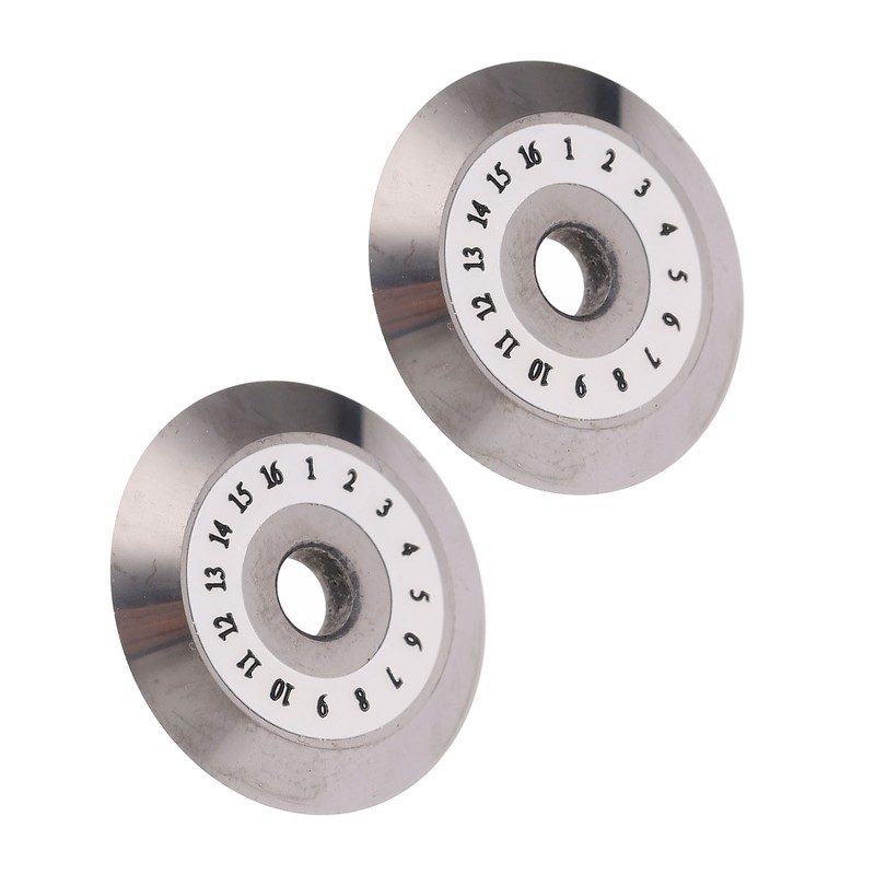 2Pcs Fiber Cleaver Blade Tungsten Carbide 20mm 16 Sides Cutting