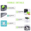 Ziweaye Manual Food Processor Vegetable Chopper, Portable Hand Pull String
