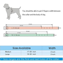 Pimaodog Rhinestones Dog Collars Flower Pattern Rhinestone Studded Leather Sparkly Crystal Diamonds Dazzling Elegant Fancy PU Leather Dog Collar for Medium & Large Dogs (M:17-20 inch, Black)