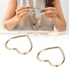 Keychain Accessories Heart Shaped Individual Color Elegant Design Simple Firm
