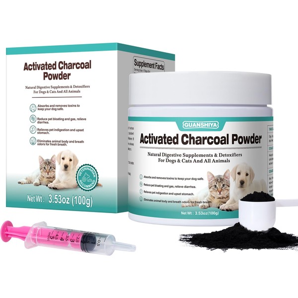Activated Charcoal for Dogs, Cats, and All Pets, Charcoal for