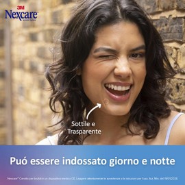 Nexcare Cerotti Idrocolloidali per Acne e Brufoli, Fini e Trasparenti, Fabbricati in Corea, Assorbono Pus e Sebo, Facili da Rimuovere, 15 Cerotti