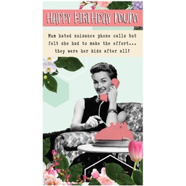 Mum Birthday Card, Funny Mum Birthday Card, Birthday Card for Mum, Happy Birthday Mum Card Funny