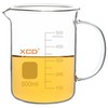 XCD Glass Beaker (500 ml), Borosilicate Glass Beaker Low Form