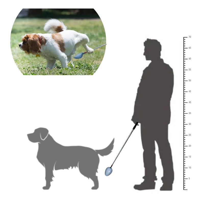 QMARK Telescopic Urine Collector, Reusable Dog Urine Sample Catcher, Cat