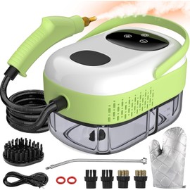 2500W Portable Handheld Steam Cleaner for Car, Large Capacity 10s Fast Heating Steamer for Cleaning with 9 Pieces Accessories, Heavy Duty Plug-and-Play Steam Cleaner for Home|Car|Kitchen|More