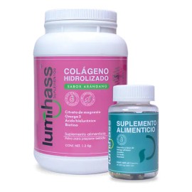 Colágeno Lumihass 1.2 Kg + Detox Omega 3 Biotina Magnesio I