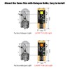 LASFIT 194 168 LED Bulb License Plate Light and Side
