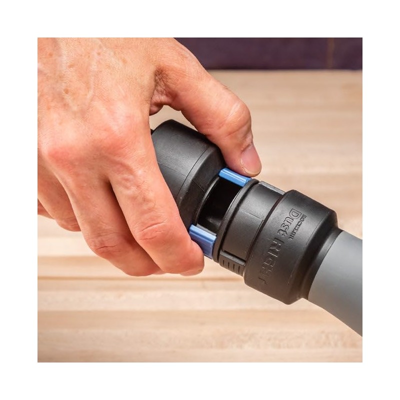 FlexiPort Click-Connector Hose Adapter for Shop Vacuum Hoses