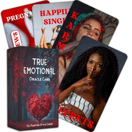 GZXINKE Twin Flame Love Oracle Cards, Soulmate Oracle Deck, Karmic Situation for Love Relationships Oracle Cards for Beginners, Will Get to The True of Any Situationship