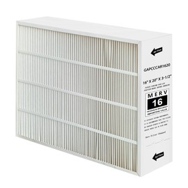 GAPCCCAR1620 Merv16 Replacement Filter Compatible With Bryant GAPBBCAR1620-Carrier GAPCCCAR1620 GAPAAXCC1620, Purifier GAPAAXBB1620, GAPABXCC1620, GAPABXBB1620-with Size of 16" x 20" x 3-1/2"