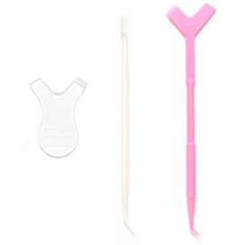 SunSlow Eyelash Perm Self Kit, Eyelash Plate, Lifting Tool, Curl Stick, Set of 3