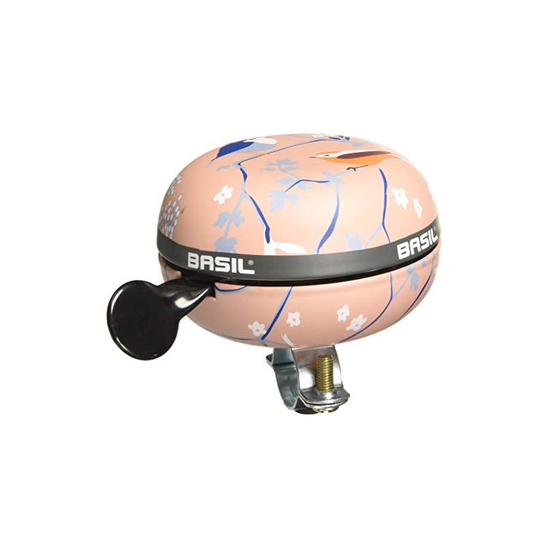 Basil Big Bell Wanderlust Bicycle Bell, pink, 80 mm