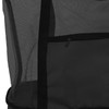 Mesh Beach Bag Multifunction Mesh Design Top Zipper Keep Freshness