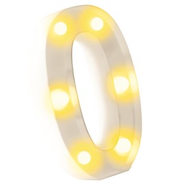 Bluelander Letras Decorativas Iluminadas, Letras y Números LED para Eventos, Bodas, Fiestas, Cumpleaños, Hogar y Bar, 22.5x18 a 23 cm (0)