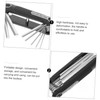 Operitacx 1 Set Folding Wrench Keychain Tools Multipurpose Wrench Flat