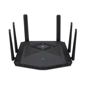 Predator Connect W6x Wi-Fi 6 AX6000 Gaming Router | Hybrid QoS Compatible with Intel Killer Prioritization Engine | Connect Up to 215 Devices | 2.5Gbps WAN & 4 x 1Gbps LAN | Lifetime Internet Security