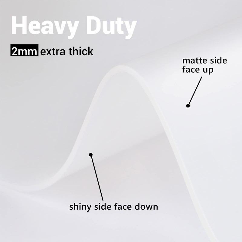 Ewen 39.4x23.5in 2mm Extra Large Silicone Mat, Thick Heat Resistant