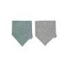 Sterntaler Unisex Children's Double Pack Terry Cloth Neckerchief, dark green