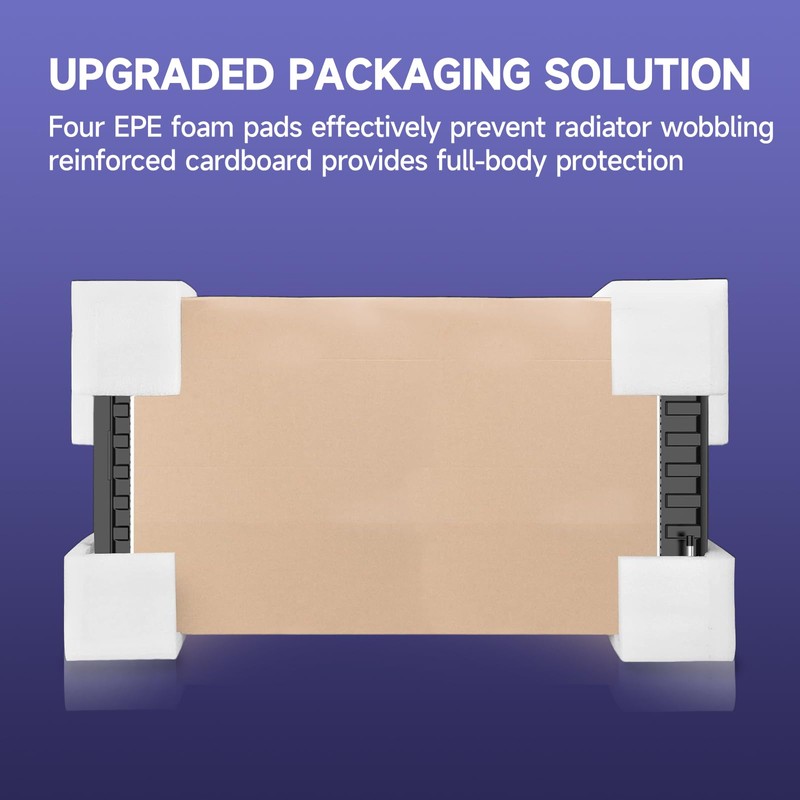 Engine Coolant Radiator with Transmission Oil Cooler Compatible with Ford