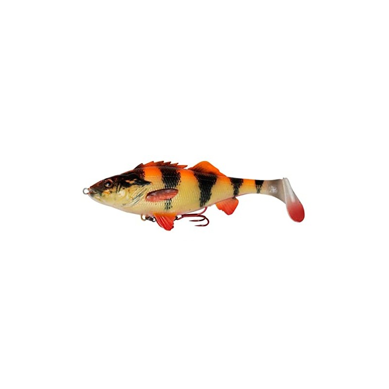 Savage Gear 4D perch shad rubber fish, colour: perch (perch),