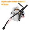 QAZAKY Carburetor Compatible with Arctic Cat ATV 250 300 Red