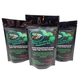 Forest Organics Glow in the Dark Mushroom Growing Log Habitat Kit