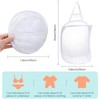 3 cestas colgantes de malla plegable para ropa sucia, con