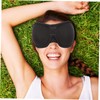 Beavorty 2pcs Memory Foam Mask Eye Blindfold Comfortable Eye Cover