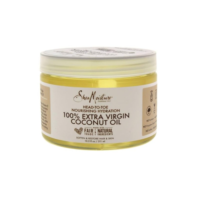 Shea Moisture - Aceite de coco 100% virgen extra para