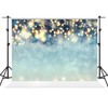 Kate 10×6.5ft Christmas Backdrop Dots with Snowflake Backdrop Christmas Blue