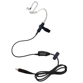 ULSOUMAX Air Acoustic Tube Headphones Compatible with Motorola CLP446E CLPE Plus CLP1010e CLP1040e CLPe446 Radio Acoustic Headphone with PTT Button