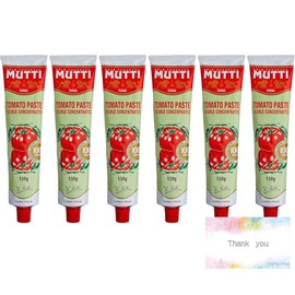 Mutti Tomato Paste 4.6 oz (130 g) with ChattyShop Original Hot Towel, Seasoning