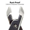 Qgond Wide Jaw Anti-Splash Slanted Nail Clipper – Extra Sharp