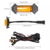KEEPDSGN For Toyota Tundra Aftermarket RAPTOR Style Grill 4PCS LED