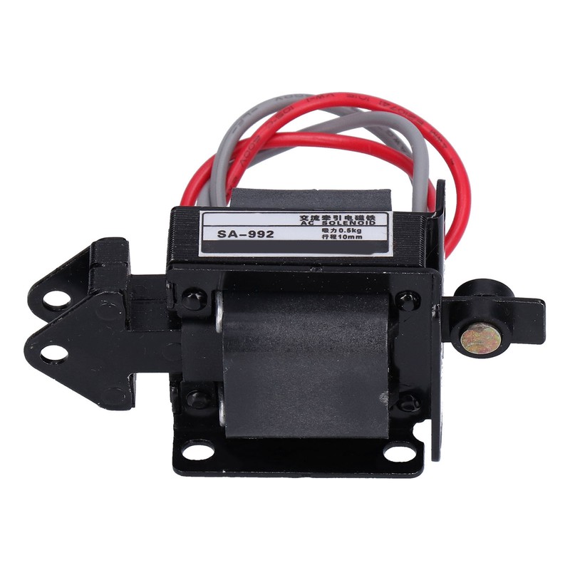 BERM Push Pull Electromagnet Traction Solenoid 0.5KG Suction 10mm Stroke