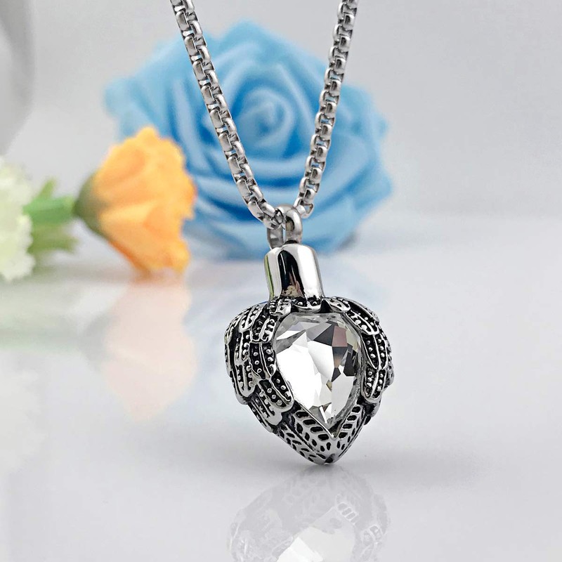 MUERDOU Urn Necklaces for Ashes Urns for Human Ashes Angel