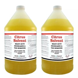 Quality Chemical Citrus Solvent Degreaser & Tar Remover / 2 gallon case