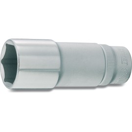 HAZET 880LG-17 60 mm 6-Point Traction Profile Socket - Chrome-Plated/Polished