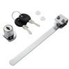 16 Pack Sliding Glass Door Ratchet Lock With Alike Keys,