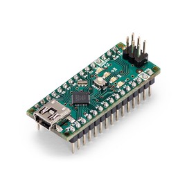 Arduino Nano [A000005] - Compact ATmega328P Microcontroller with 22 Digital I/O Pins, 8 Analog Inputs, USB Connectivity, and Arduino IDE Compatibility for Prototyping and DIY Projects