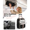 Ytonet Rolling Backpack for Women, Large Travel Laptop Backpack with