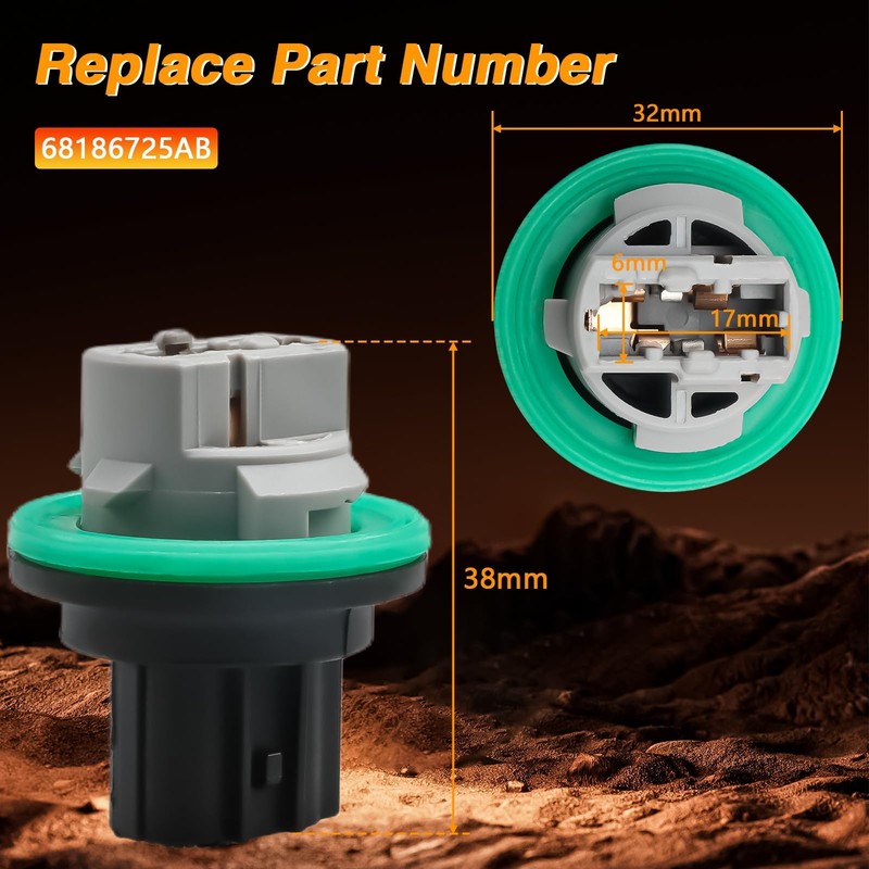 KPALAG 2PCS Park And Turn Signal Light Sockets & Bulbs