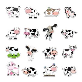 Cattle Stickers for Laptop(50 Pcs),Gift for Kids Teens Adults Girl,Cow Waterproof Stickers for Water Bottle,Vinyl Stickers for Scrapbook,Journal,Dairy,Skateboard
